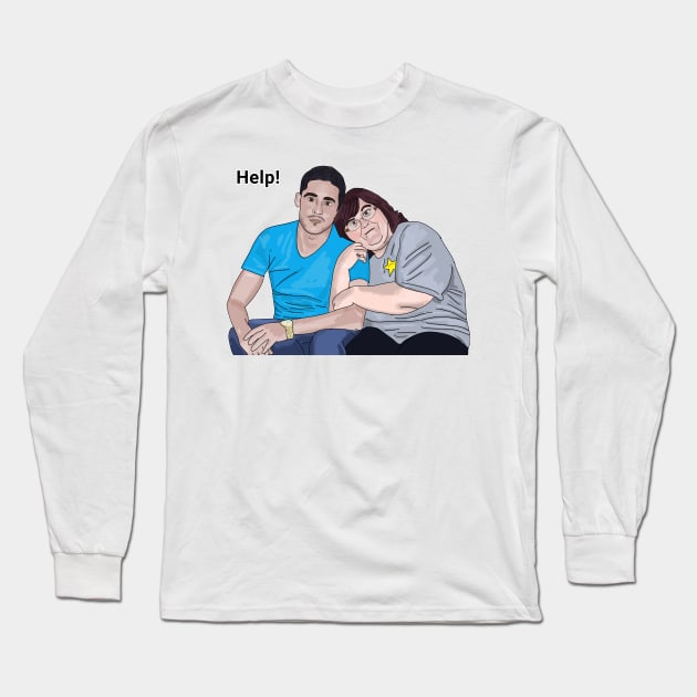 Danielle and Mohammed - help - 90 day fiance Long Sleeve T-Shirt by Ofthemoral